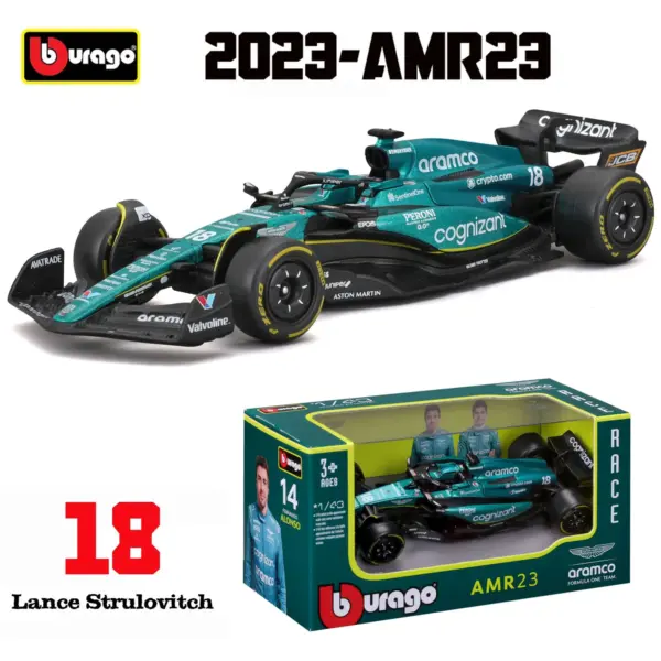 Bburago 1:43 Mercedes-AMG W14 Racing Car Model - Image 23