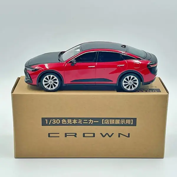 Diecast Alloy 1:30 Crossover Crown Black Car - Image 5