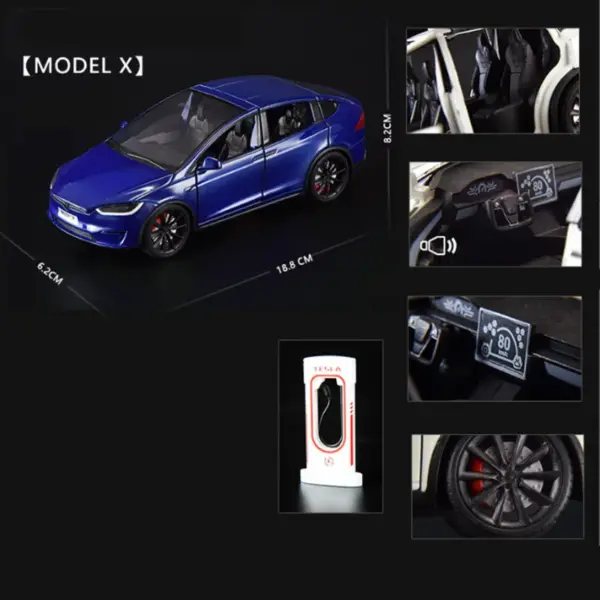 1:24 Alloy Model Y 3 S SUV Diecast Car - Image 9