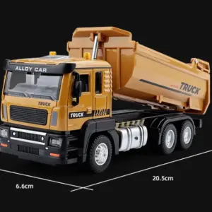 1:43 Alloy Pull Back Dump Truck Model 13 S54bae16904cd40f2afefed9a57acc8adP 1