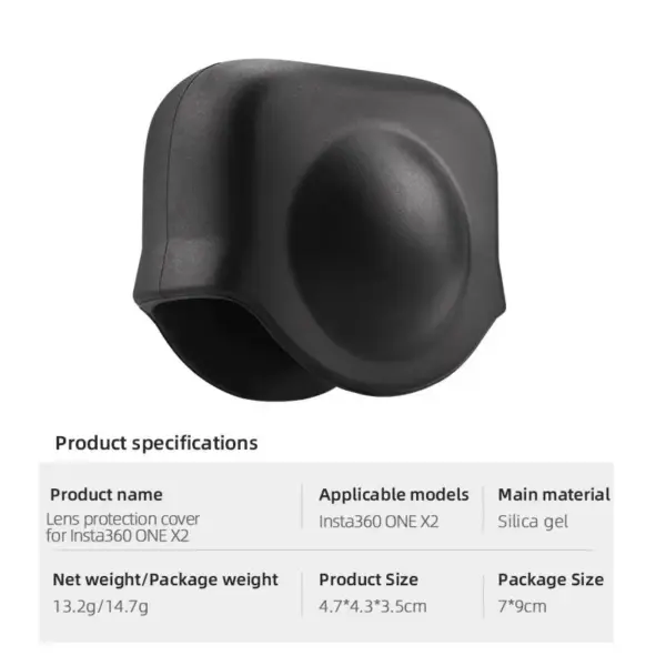 Insta360 One X2 X3 Silicone Lens Cover - Image 6