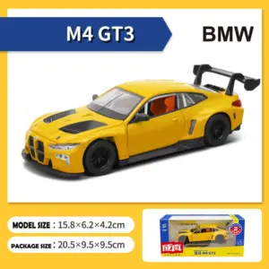 1:32 BMW M4 GT3 Diecast Model Car 19 S5500ff17d3054333b1db61ed634f9749U
