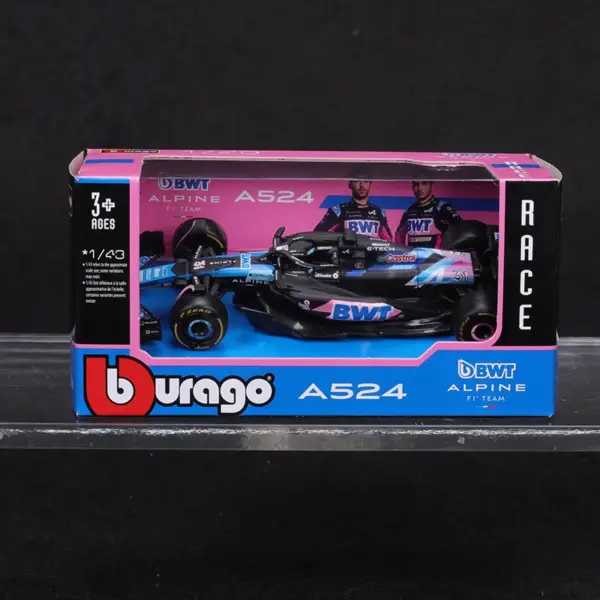 Bburago 1:43 Alpine F1 A524 Model Car - Image 6