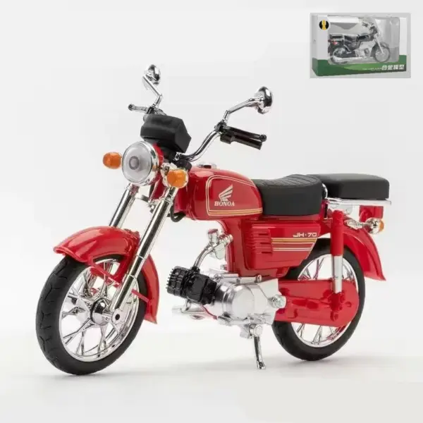 1/10 Scale JiaLing JH-70 Diecast Motorcycle Model - Image 8