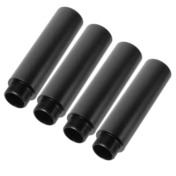 4pcs Mic Stand Extension Tubes Aluminum Black - Image 2