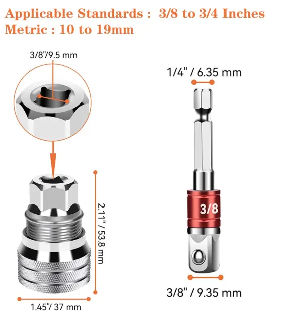 Universal Socket Set for Electric Drill - Image 3
