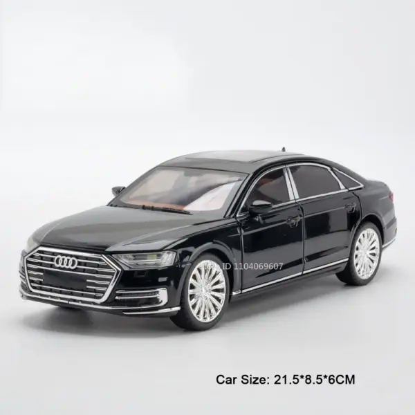 1:24 Scale RS7 Sportback A8 Diecast Model Car - Image 10