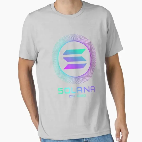 Solana SOL Cryptocurrency Cotton T-Shirt - Image 12