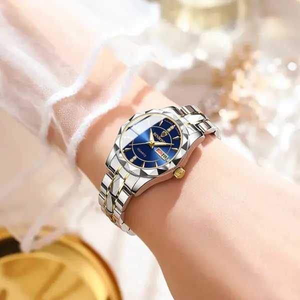 BINBOND B5552 Quartz Women's Watch Stainless Steel - Image 3