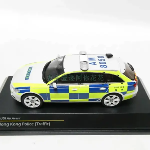 Hong Kong Police Resin Model Audi A6 Avant 1:43 - Image 2