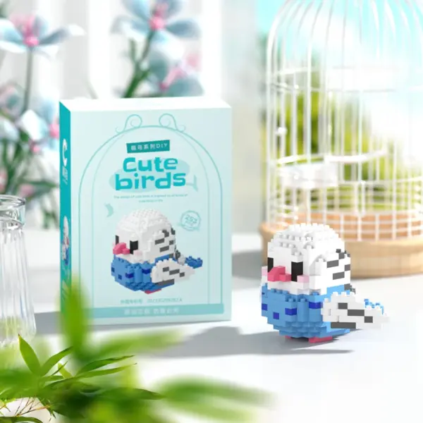 3D Cute Parrot Building Blocks Model - Image 12