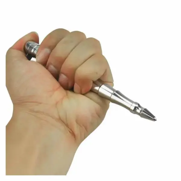Stainless Steel Tactical Self-Defense Pen EDC Tool - Image 2