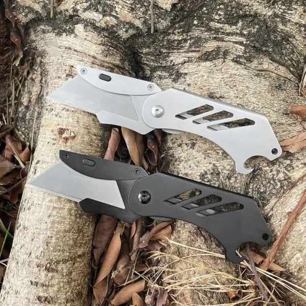 Stainless Steel Folding Utility Knife SK5 Blade - Image 6