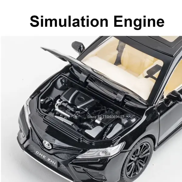 1:24 Scale Camry Model Car with Sound and Light - Image 4