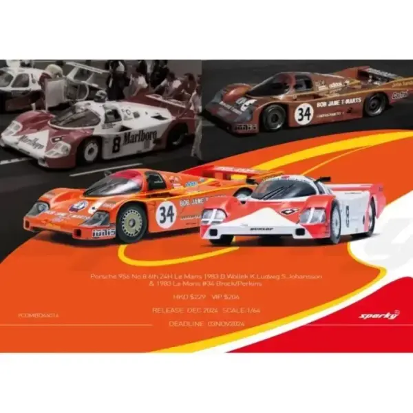 Tiny Sparky 1:64 Porsche Diecast Model Set - Image 10