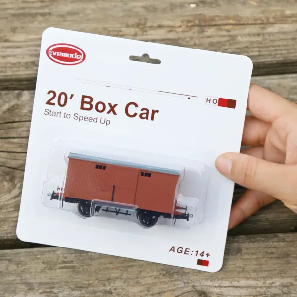 HO Scale 1:87 Model Train Box Car C8728 - Image 5