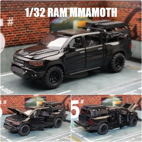 1/32 Dodge RAM MAMMOTH Diecast Pickup Model - Image 7