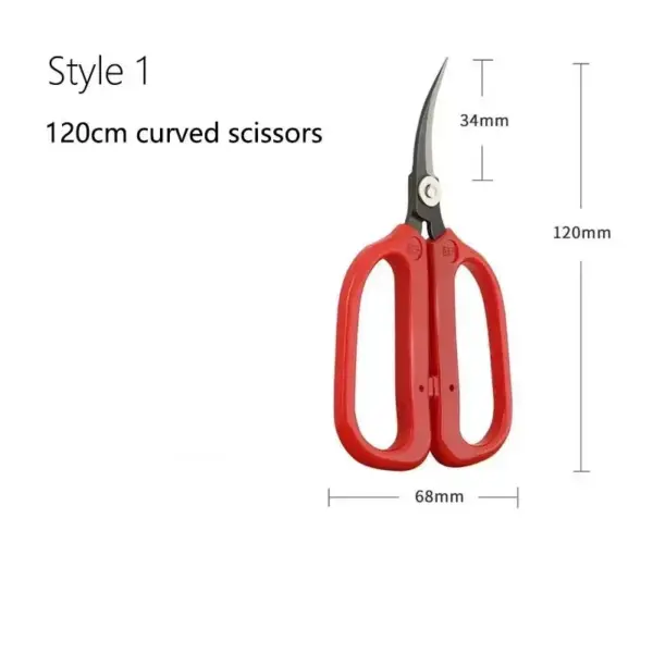 Professional Curved Blade Scissors for Cutting - Image 4