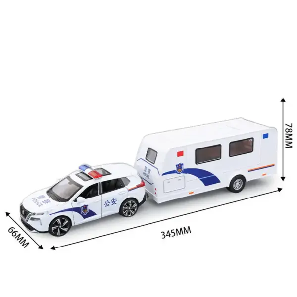 1/32 Alloy Diecast RV Trailer Car Model - Image 8
