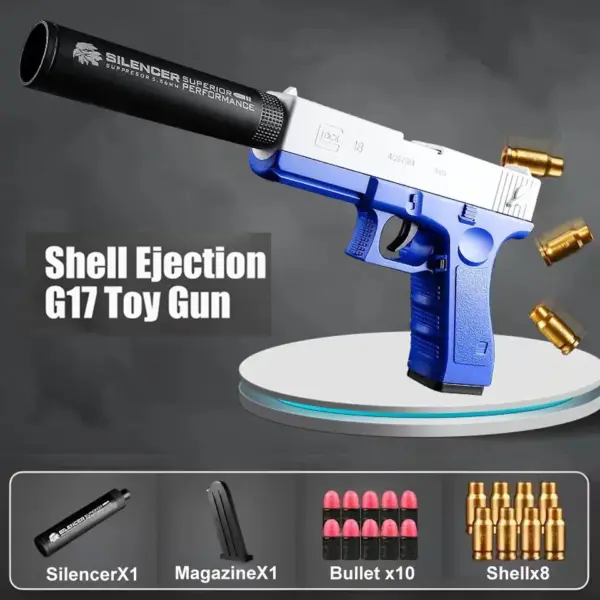 G17 M1911 Soft Bullet Foam Dart Toy Gun - Image 10
