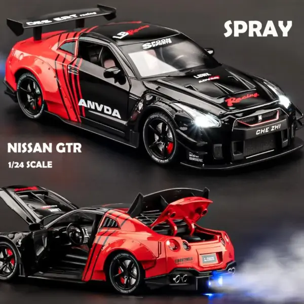 1:24 Scale Nissan GTR R35 Miniature Model - Image 3