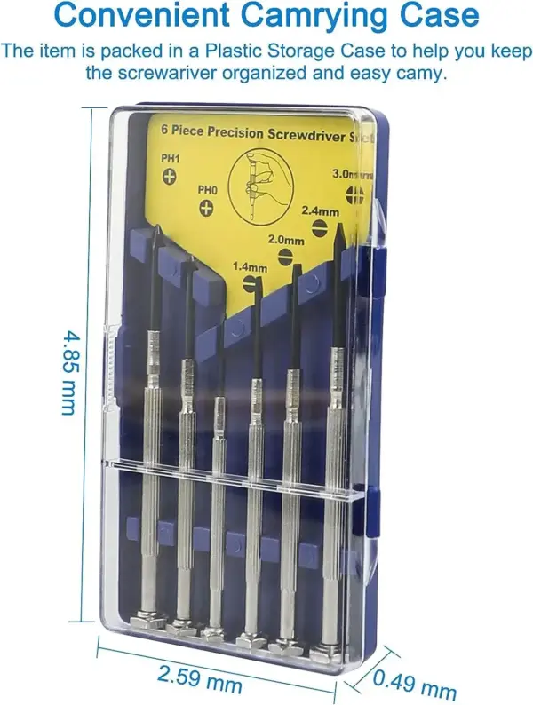 6-Piece Precision Screwdriver Set for Repairs - Image 4