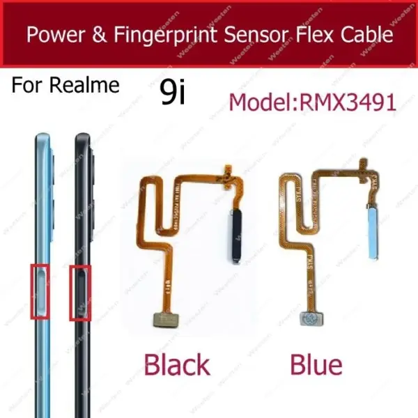 Realme Fingerprint Sensor Flex Cable for 7 8S 9Pro - Image 6