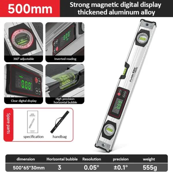 Magnetic Digital Protractor Angle Finder 0-90° - Image 9