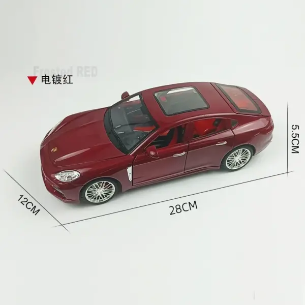 1:18 Porsche Panamera Diecast Model Vehicle - Image 5