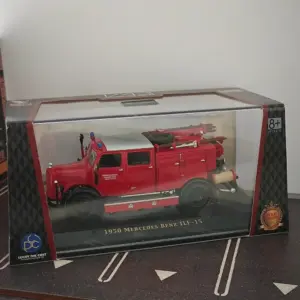 1950 Mercedes Benz Die-Cast Fire Truck Model 10 S574357e325e0427480371122247ad3cfp