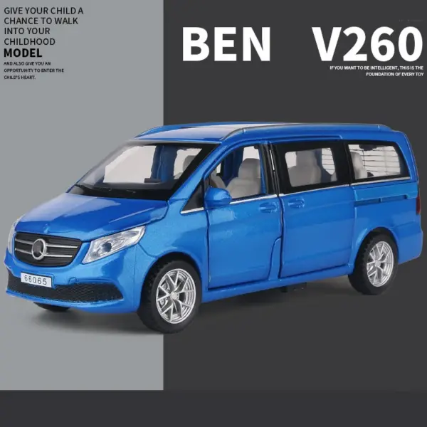1:32 Alloy MPV Car Model Diecast Vehicle - Image 9