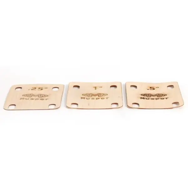 3 Pcs Maple Guitar Neck Shims Set - Image 5