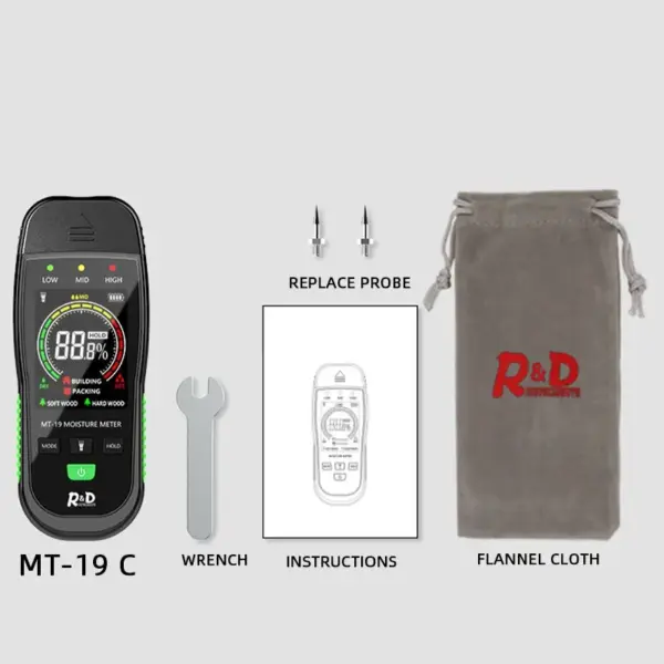 MT19 Wood Moisture Meter with LCD Display - Image 7