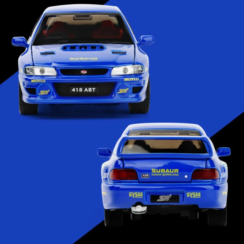 1/32 Subaru Impreza Rally Alloy Car Toy 4 1/32 Subaru Impreza Rally Alloy Car Toy - Image 4