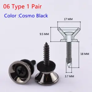 Guitar and Bass Strap Button Pins Set 41 S5804b0e322774fac9601fbc2187a22c0X