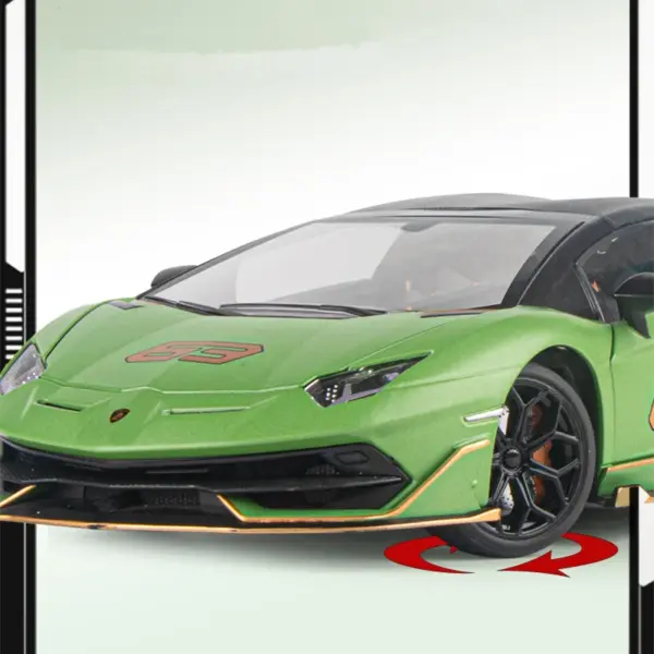 1/18 Scale Alloy Aventador SVJ 63 Model Car - Image 5