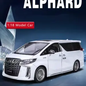 1:18 Alphard Alloy Pull-Back Car Model