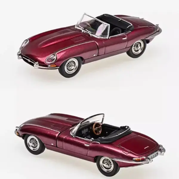 1961 Jaguar E-Type 1:64 Scale Alloy Model - Image 5