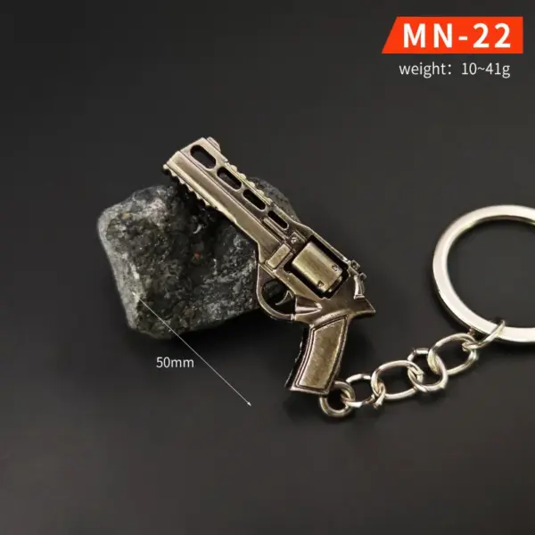 Chicken Dinner Game Keychain Set with P90 and AWM - Image 31