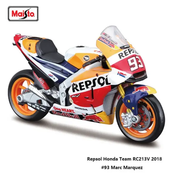 Maisto 1:18 2023 Ducati Bagnaia Model Motorcycle - Image 10