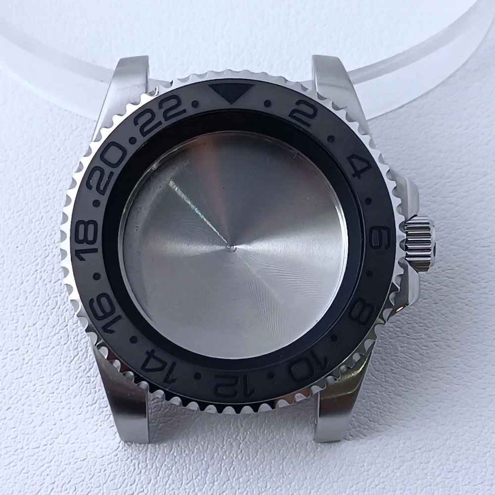 40.5mm Stainless Steel GMT Watch Case NH35/NH36 53 40.5mm Stainless Steel GMT Watch Case NH35/NH36 - Image 53