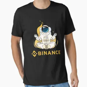Binance Coin BNB Digital Print T-Shirt