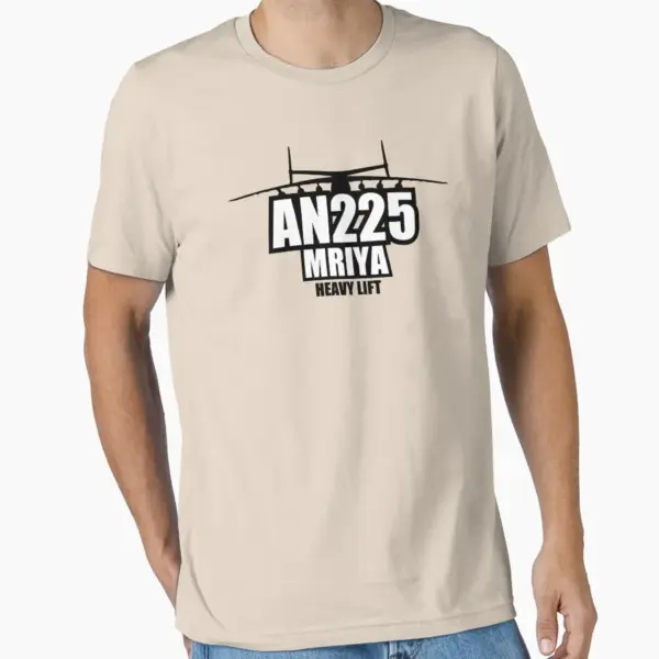 An-225 Mriya Cotton T-Shirt for Men Large - Image 8
