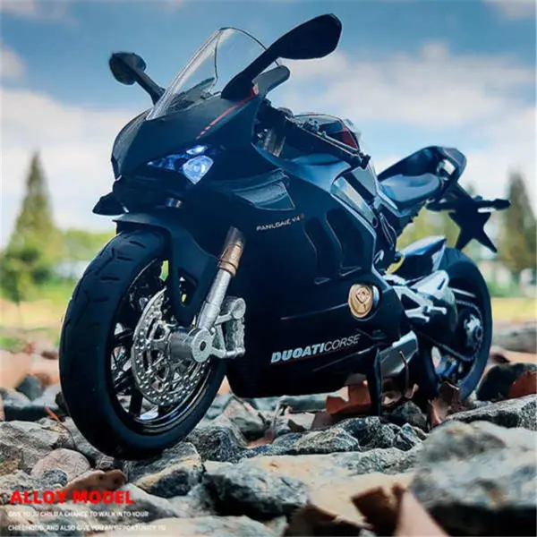 1/12 Ducati Panigale V4S Alloy Motorcycle Model - Image 8