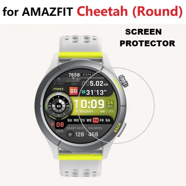 5PCS Tempered Glass Protector for Amazfit Cheetah - Image 7