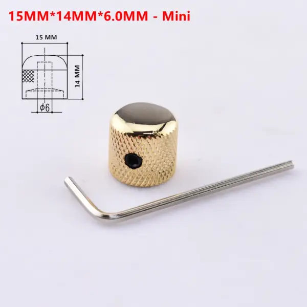 Dome Metal Knob for Electric Guitar Bass - Image 7