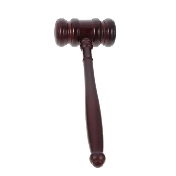 Wooden Judge Gavel and Block Set - Image 7