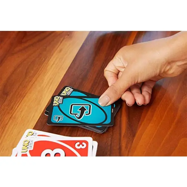UNO Flip Card Game with Double-Sided Deck - Image 2