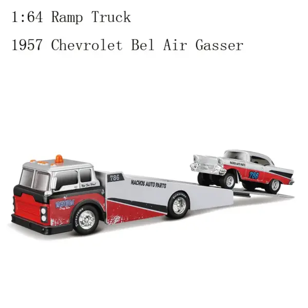 Maisto 1:64 Diecast Transport Trailer Set - Image 13