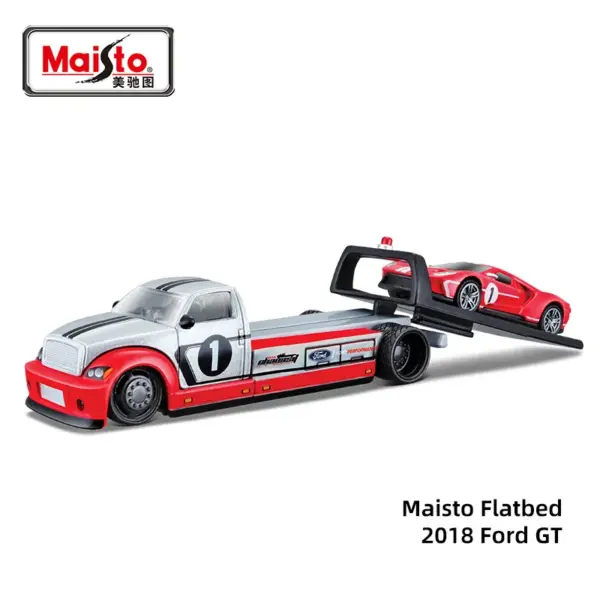 Maisto 1:64 Diecast Transport Trailer Set - Image 9